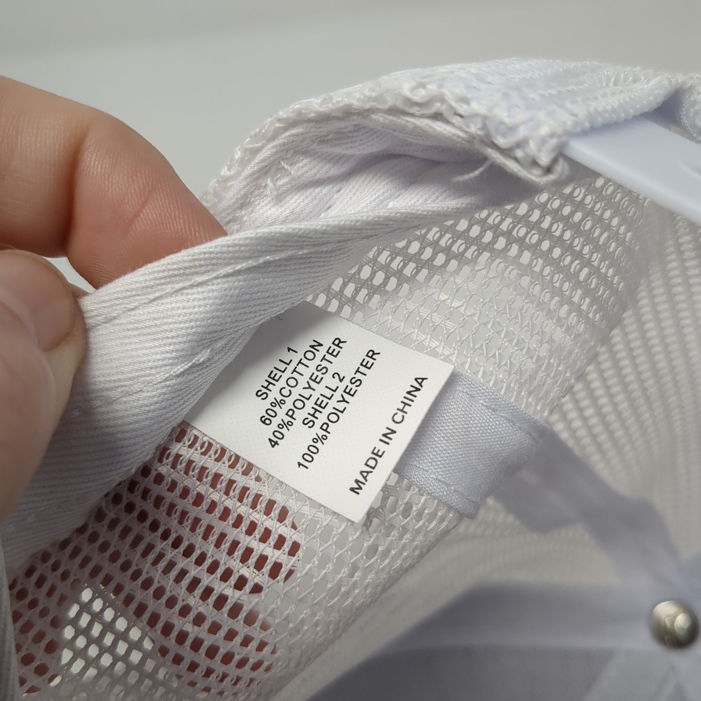 Game Inc Leather Patch Snapback Trucker Hat Gray One Size Mesh Back