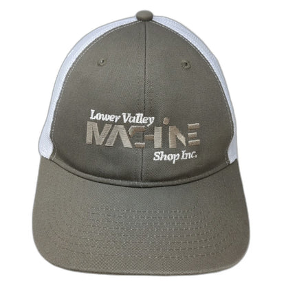 Fahrenheit Baseball Cap Brown White One Size Mesh Strapback Machine Shop Hat