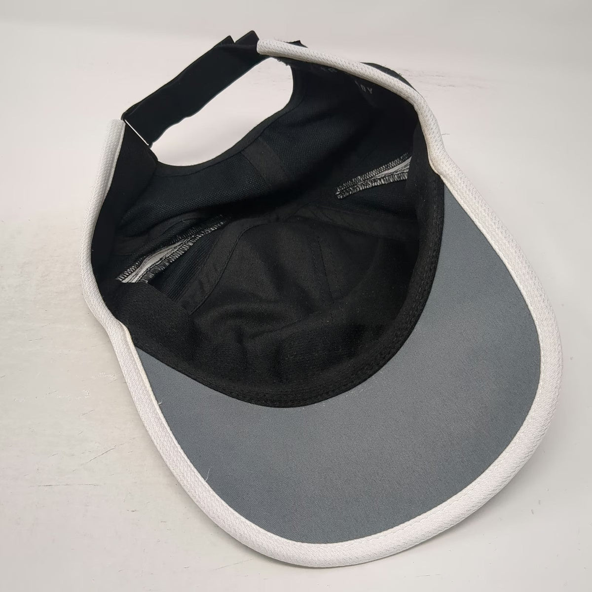 Adidas Baseball Cap Black White One Size Aeroready Strapback Mesh Athletic Hat