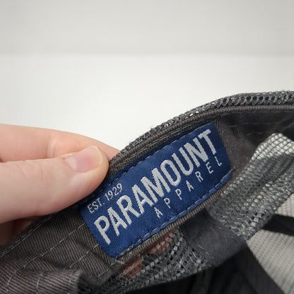 Elephant Snapback Trucker Hat Gray One Size Adjustable Mesh Back Paramount