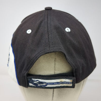 Disney Baseball Cap Black White One Size Aerosmith Rock n Roller Coaster MGM Hat