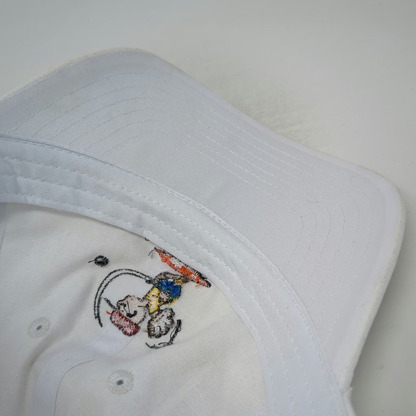 Peanuts Charlie Brown Own The Mound Baseball Cap White OS Strapback Pitcher