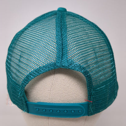 Out Of Dry Shampoo Snapback Rope Trucker Hat Green One Size Mesh Back