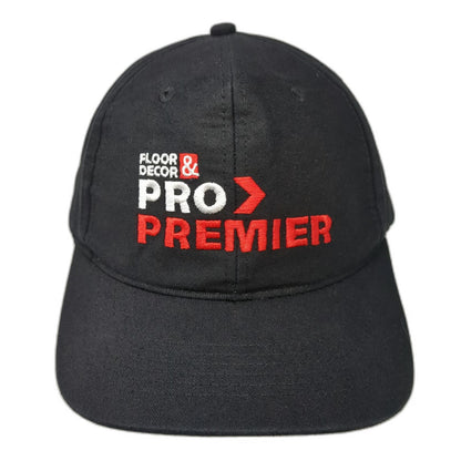 Floor & Decor Pro Premier Mapei Baseball Cap Black One Size Strapback Logo Hat
