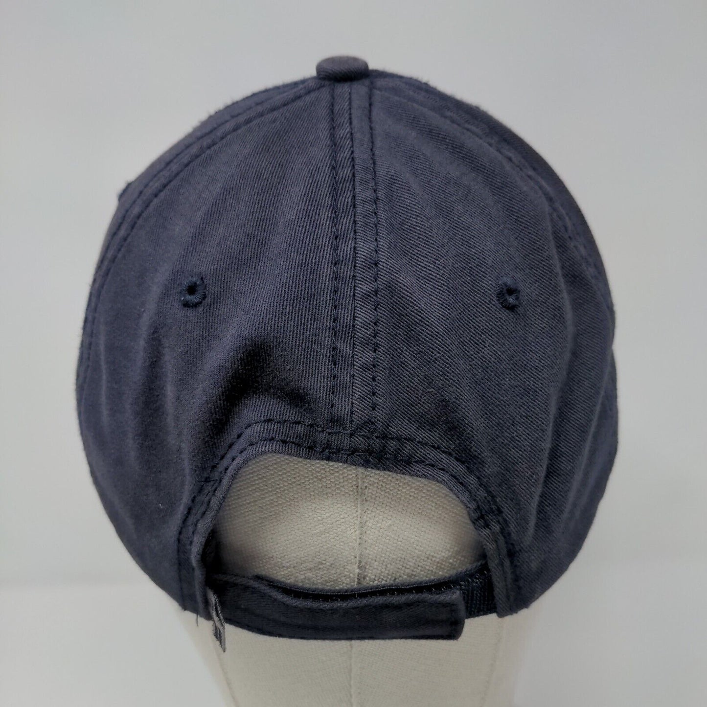 A Wino Strapback Hat Blue OSFA Adjustable Embroidered Attitude 101