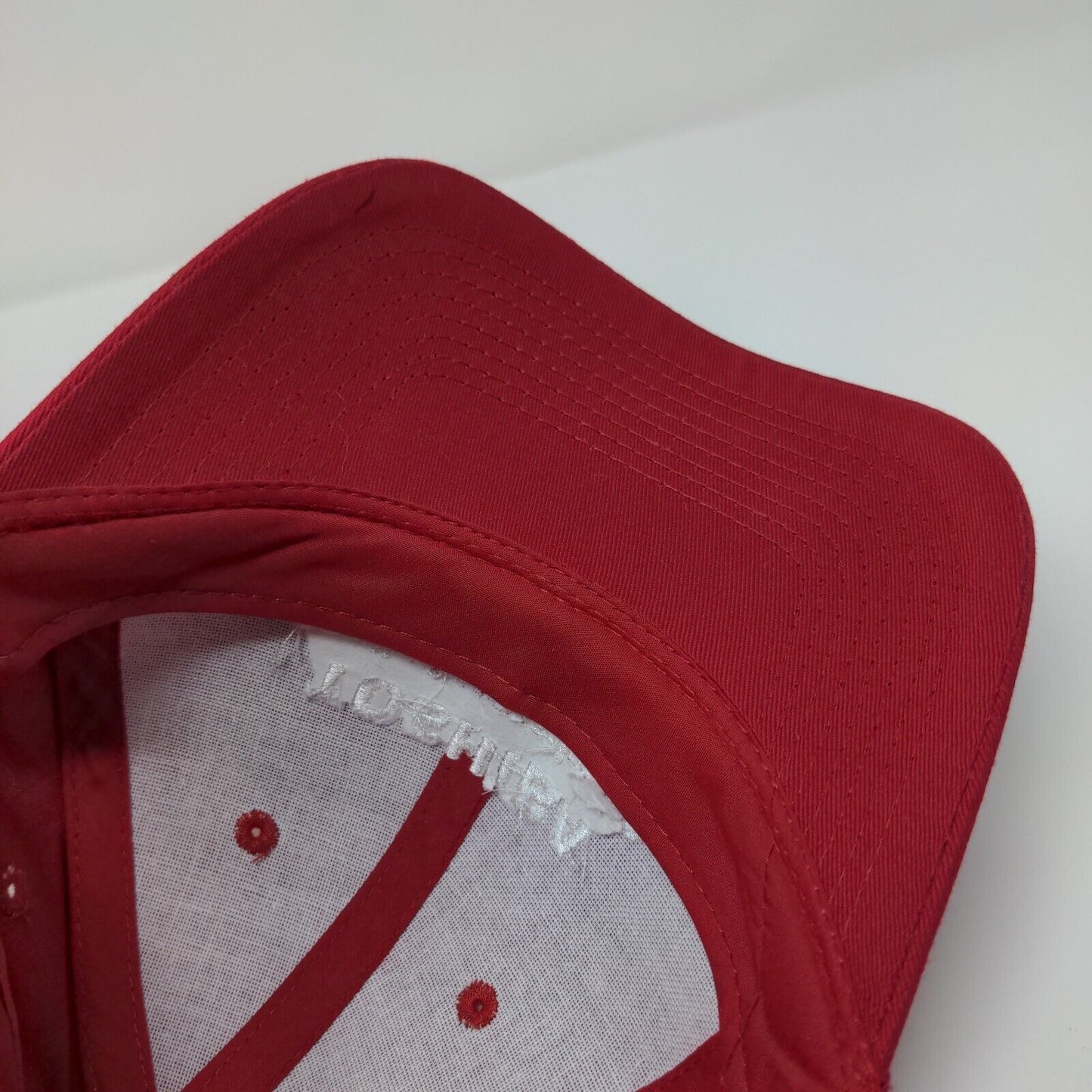 Toshiba Leading Innovation Hat Red OSFA Signed Port & Company 6 Panel