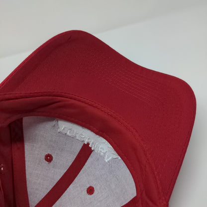 Toshiba Leading Innovation Hat Red OSFA Signed Port & Company 6 Panel