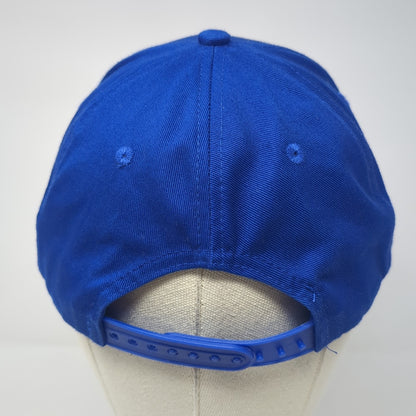 JST Snapback Hat Blue One Size Adjustable Embroidered 6 Panel Port Authority