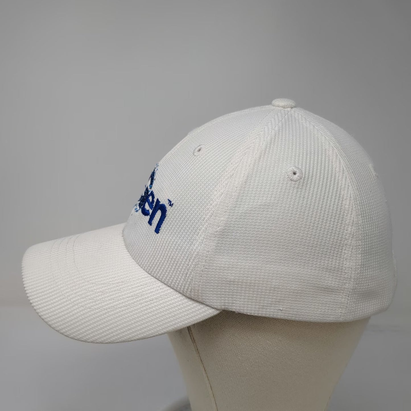Port Authority Baseball Cap White One Size reGen Embroidered Logo Strapback hat