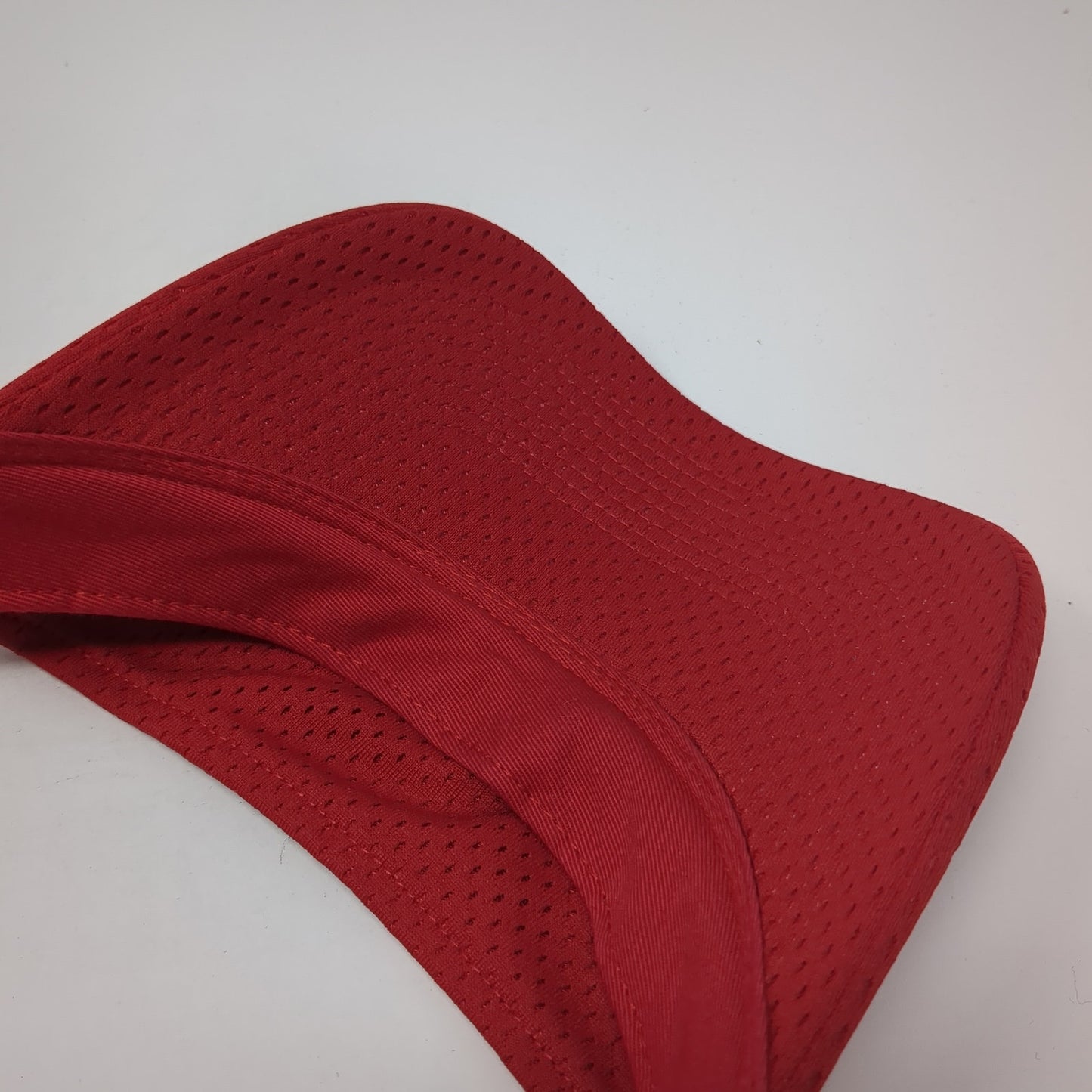 Augusta Sportswear Strapback Sun Visor Hat Red One Size Adjustable Blank
