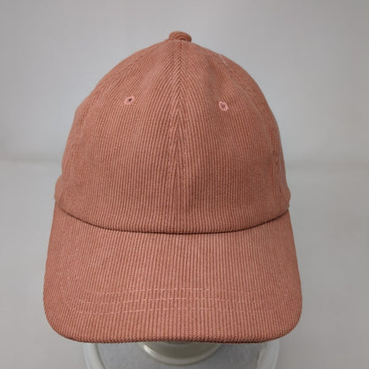 Universal Thread Slideback Hat Pink OSFA Adjustable Corduroy Blank