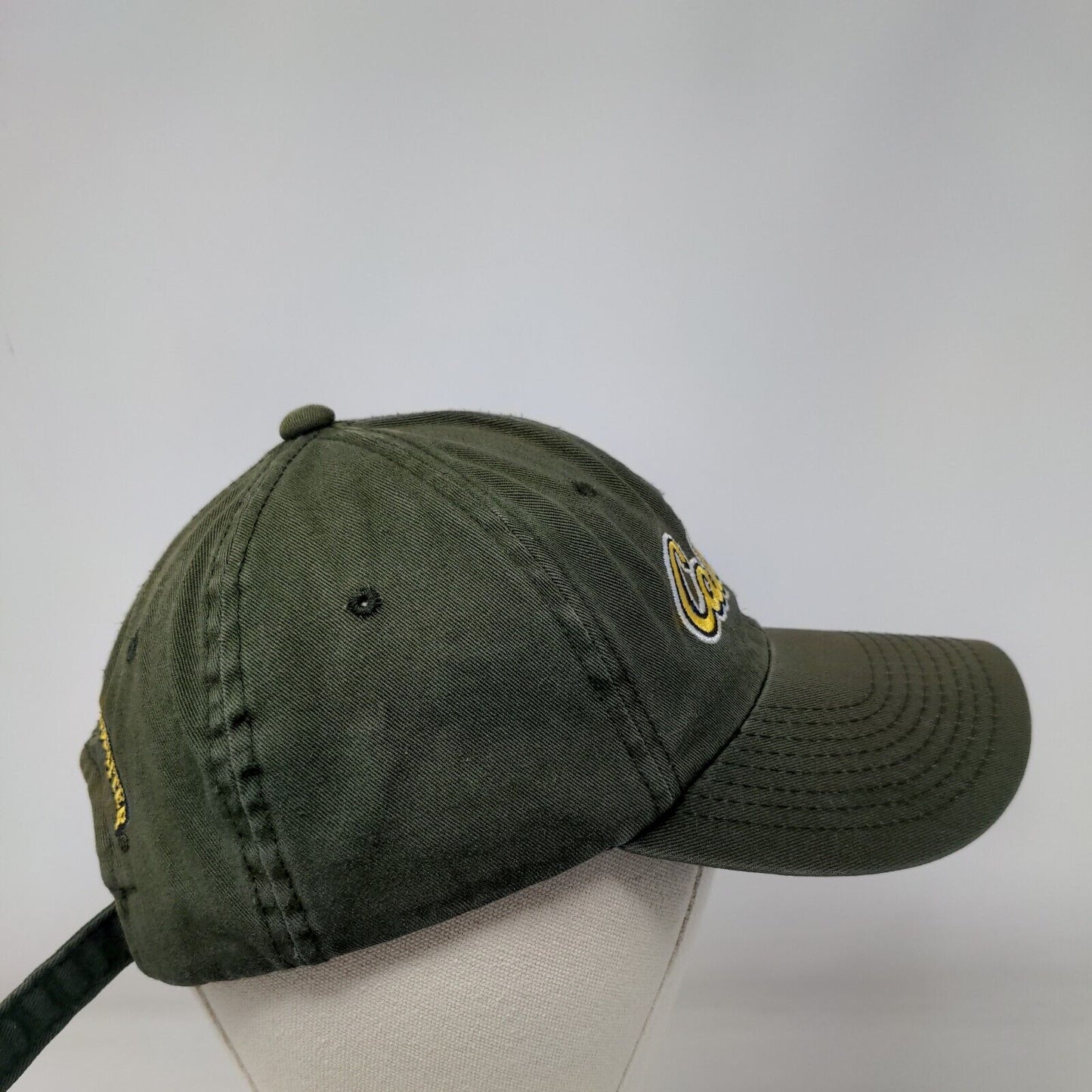 Cabela's Slideback Hat Green One Size Embroidered World's Foremost Outfitter