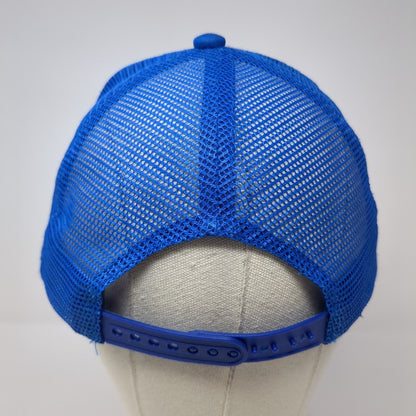 Pineapple Healthcare Snapback Trucker Hat Blue One Size Adjustable Mesh Back