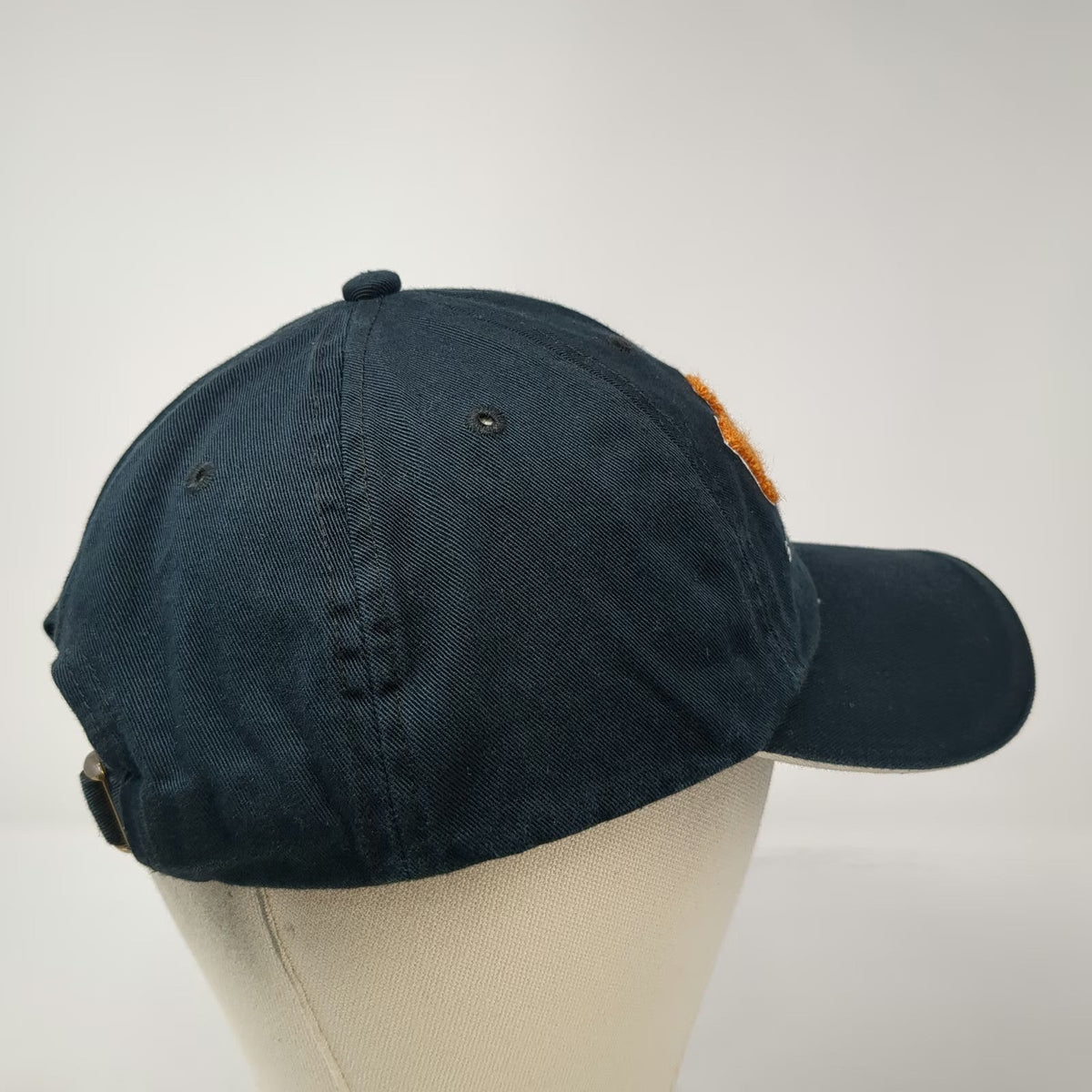 Ariat Baseball Cap Black One Size Slideback Orange Embroidered Logo Cotton Hat