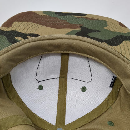 Method Race Wheels Snapback Green Brown Black Camo One Size Flat Brim Hat