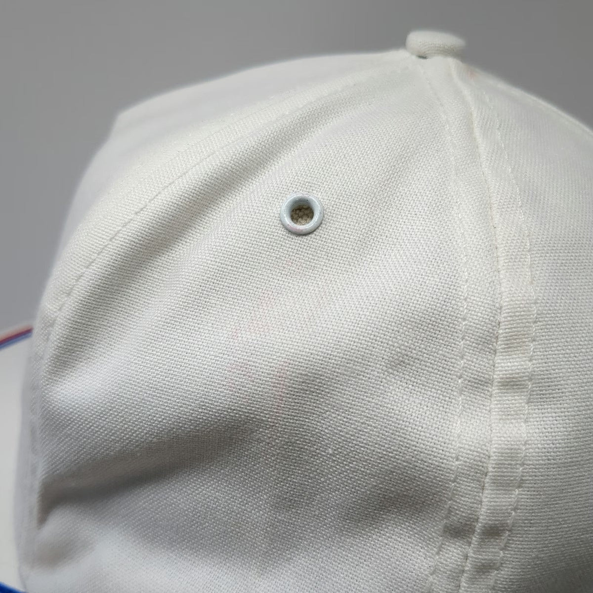 Kap King 5 Panel White Snapback Vandervegt Dairy ABS Logo Made USA Hat Vintage