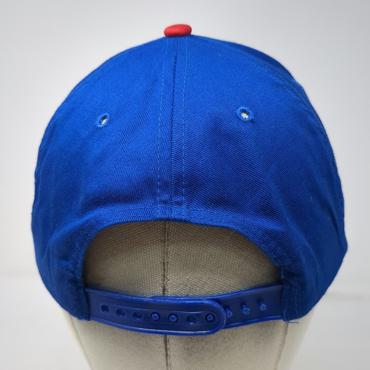 Chicago Cubs MLB Twins Enterprise Snapback Blue One Size Hat Gray Underbrim Red