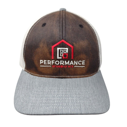 Performance Windows Snapback Trucker Hat Multi One Size Mesh Back