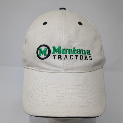 Montana Tractors Leader In Quality Strapback Hat Tan One Size Adjustable 6 Panel