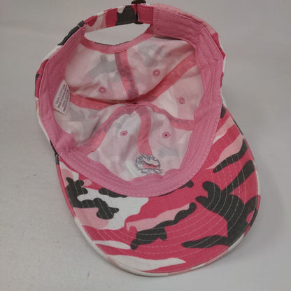 R.E. Michel Company Slideback Hat Pink Camouflage One Size Embroidered 6 Panel