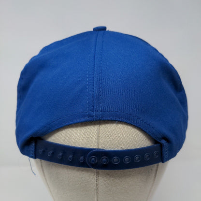 NAPA Snapback Hat Blue OSFA Adjustable Embroidered Vented Holes Tex Kap