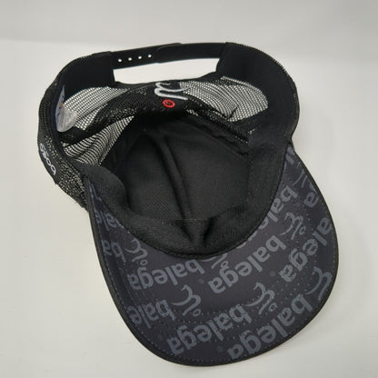 Balega Snapback Trucker Hat Black One Size Mesh Back Solid Boco Gear