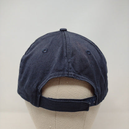 Nanomix Strapback Hat Blue OSFA Adjustable Embroidered Port & Company