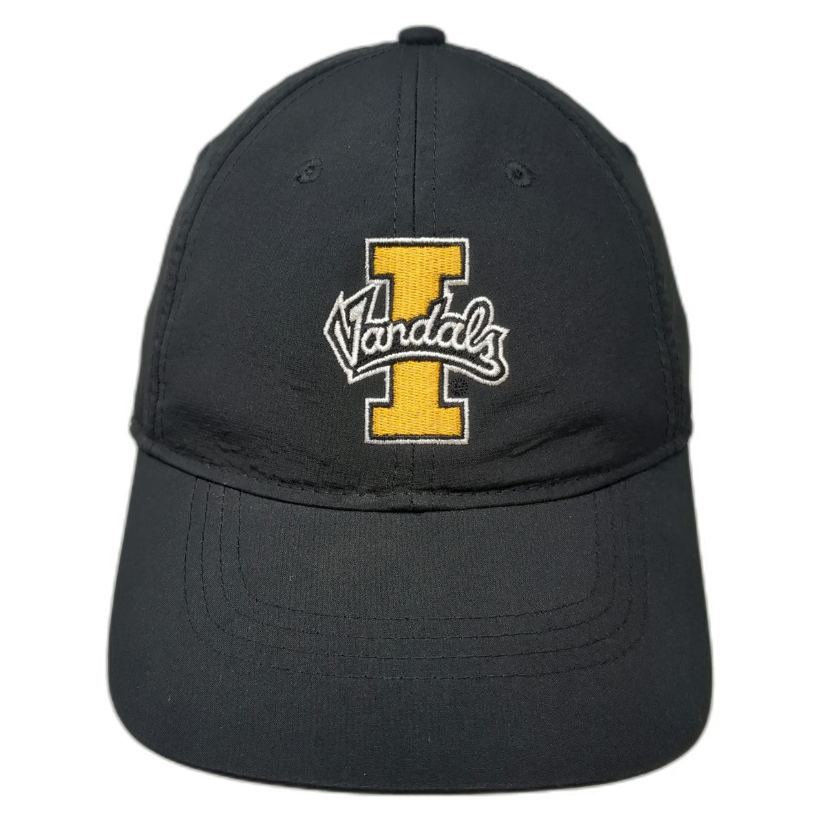 Nike Idaho Vandals NCAA Hat Black Yellow White OSFM Cap Dri-Fit Strapback Logo