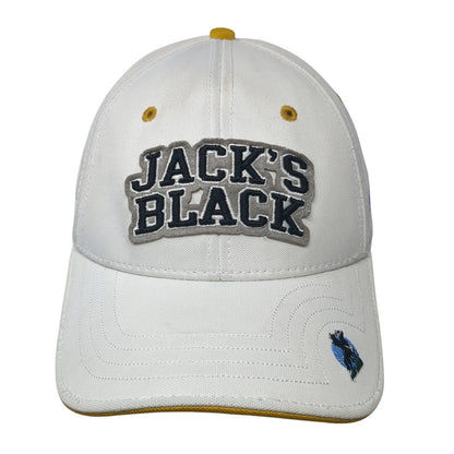 Jack's 7628 YDS Black Fitted Baseball Cap White One Size Adjustable The Game