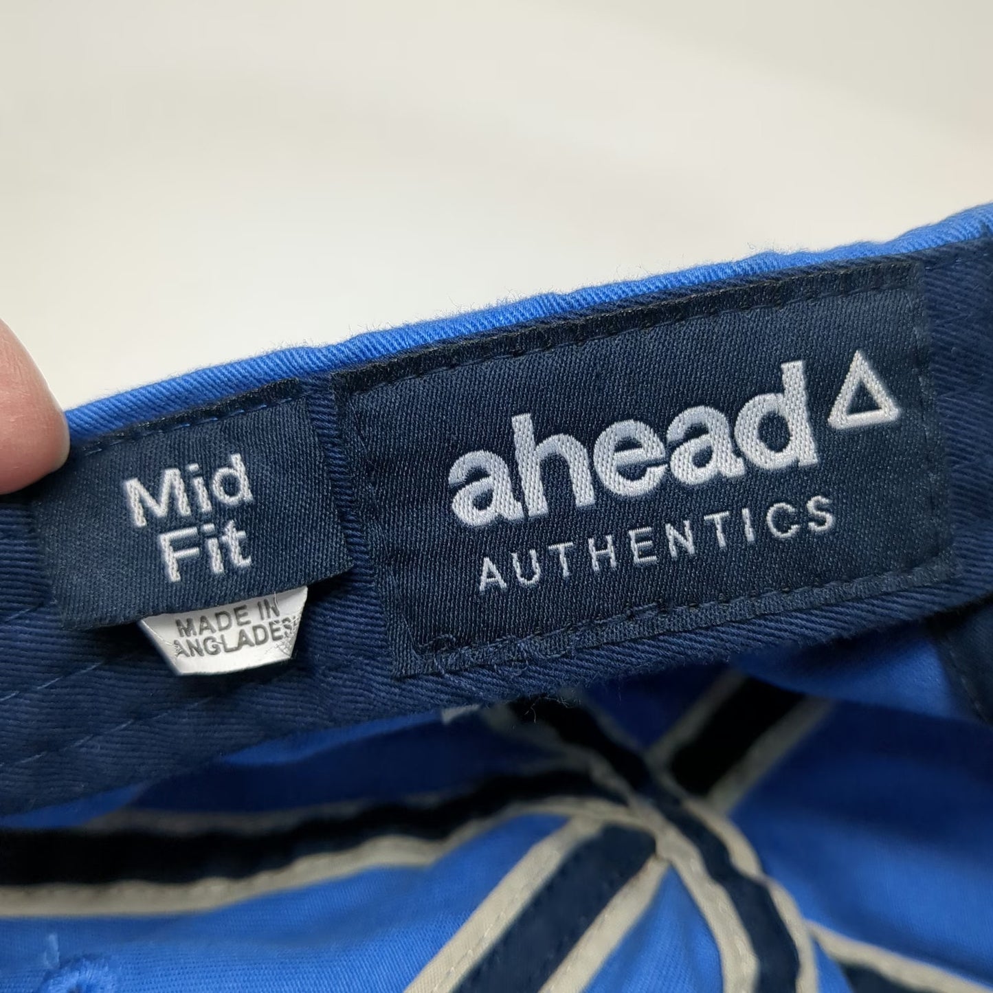 Ahead Baseball Cap Blue One Size Mile High Marina McCall Idaho Cotton Patch Hat