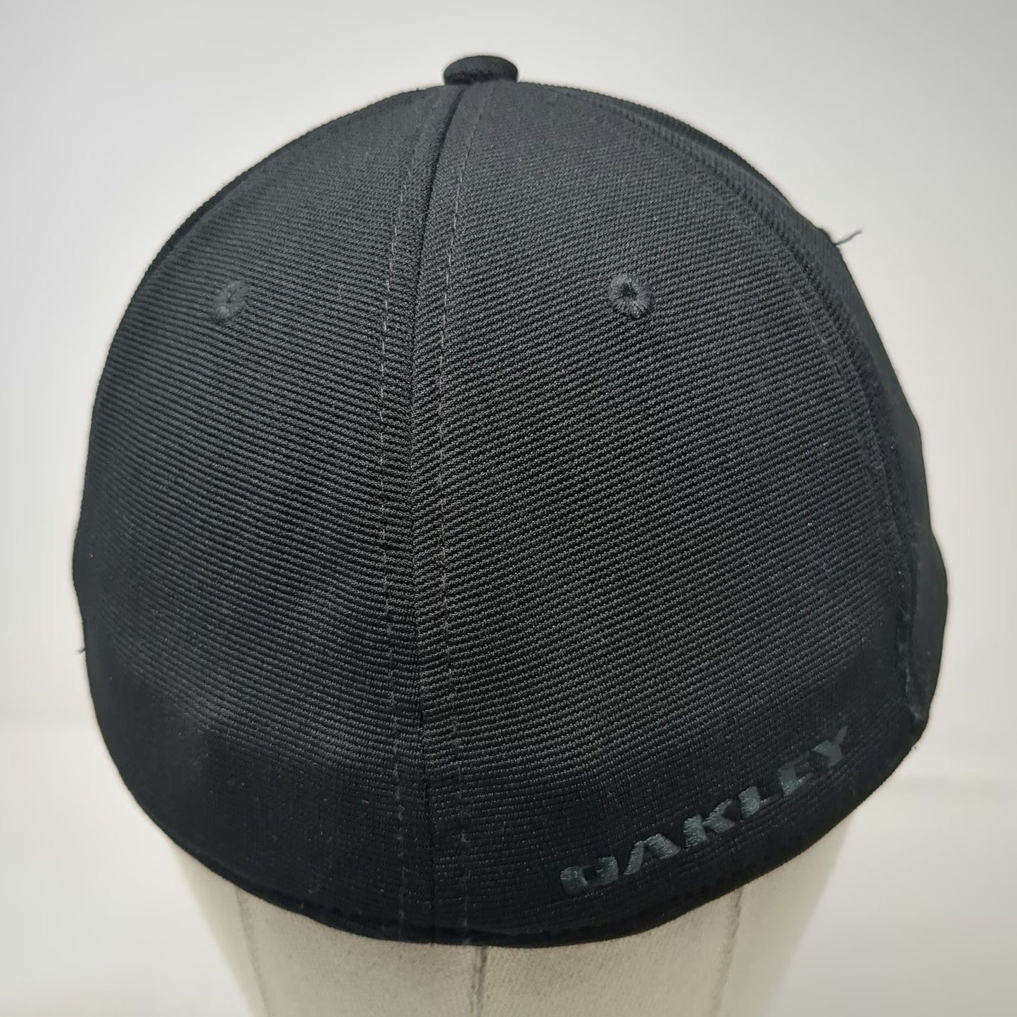 Oakley Baseball Cap Black M Performance Flex Carbon Fiber Icon Curved Brim hat