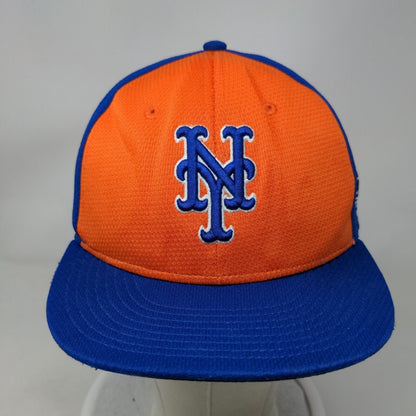 New York Mets Strapback Hat Blue Orange Boys Youth Embroidered Logo MLB