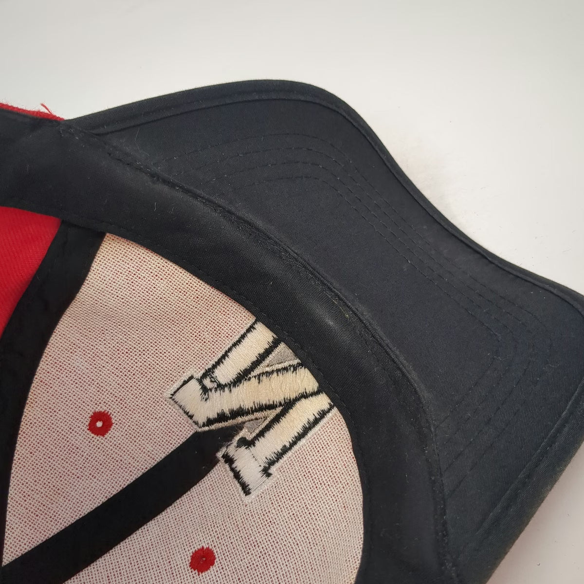 Big Boy Nebraska Cornhuskers NCAA Cap Red Black White One Size Strapback Logo