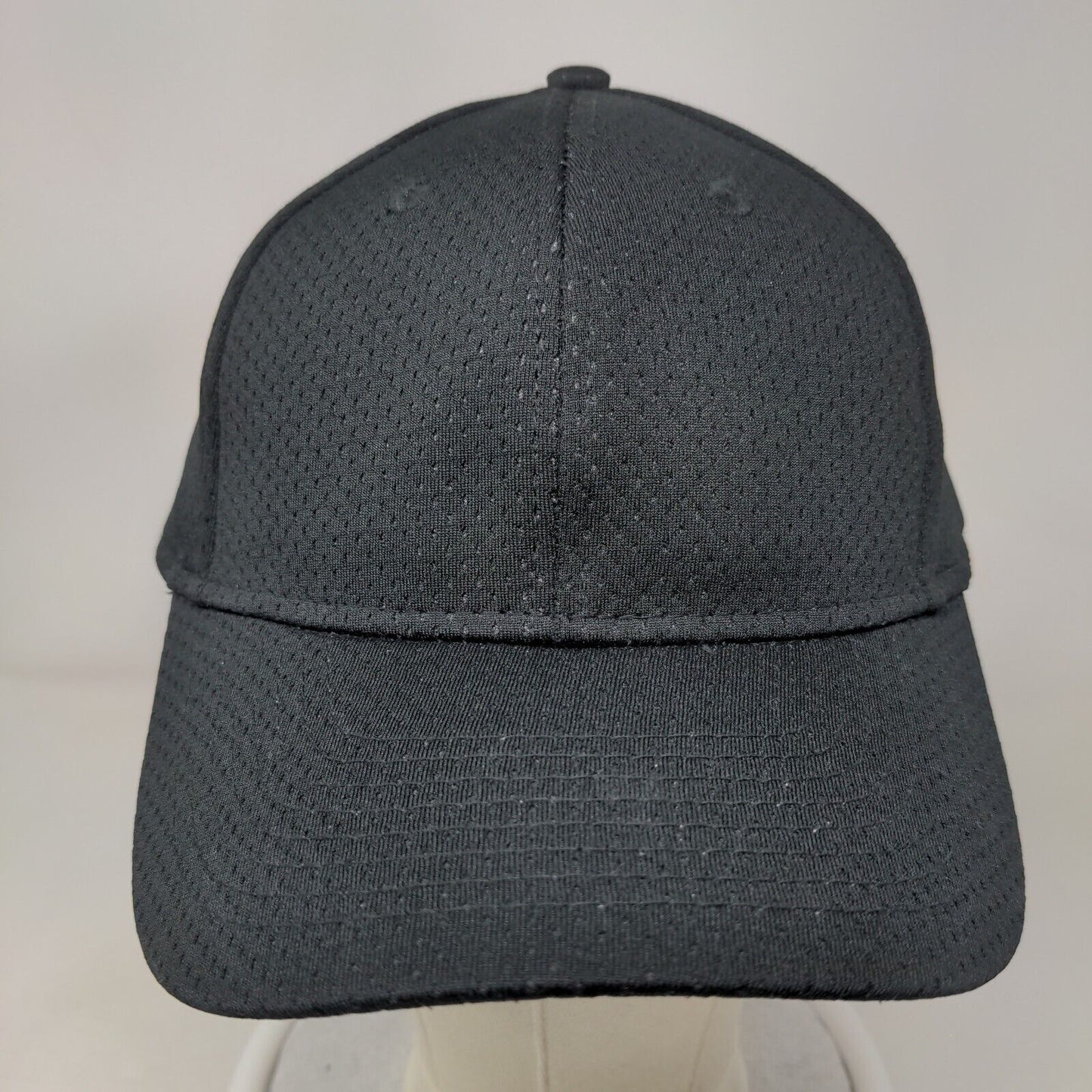 Augusta Sportswear Adult Strapback Hat Black One Size Adjustable 6 Panel Blank