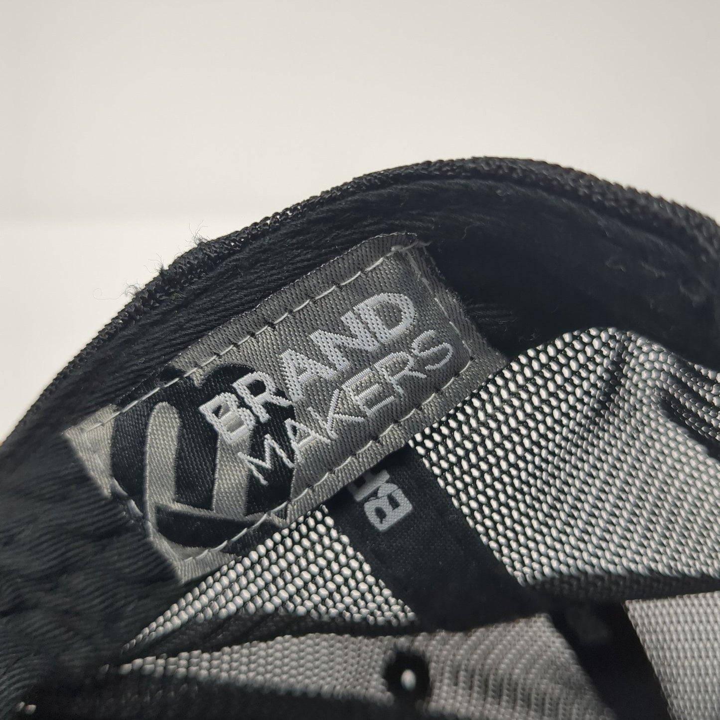 Brandmakers Est. 2008 Snapback Trucker Hat Gray One Size Mesh Back Brand Makers