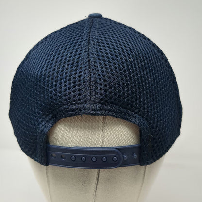 New Era Trucker Hat Blue One Size YMC Inc Mechanical Contractor Mesh Snapback