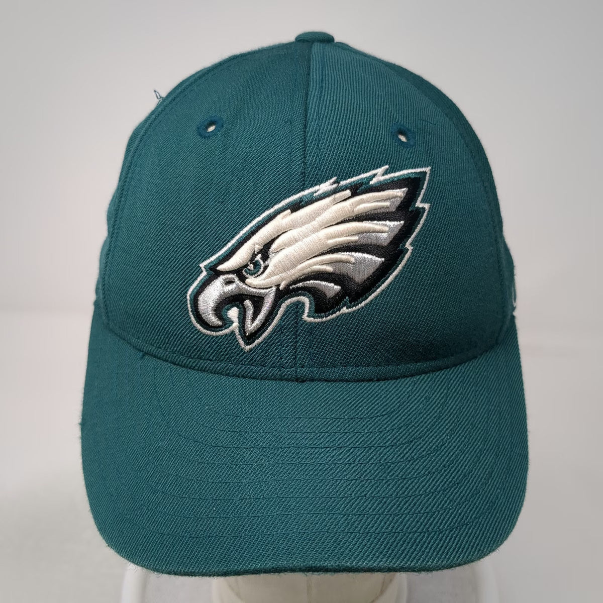 Philadelphia Eagles NFL Reebok Cap Green 7 1/8 Fitted Wool On Field Team Hat