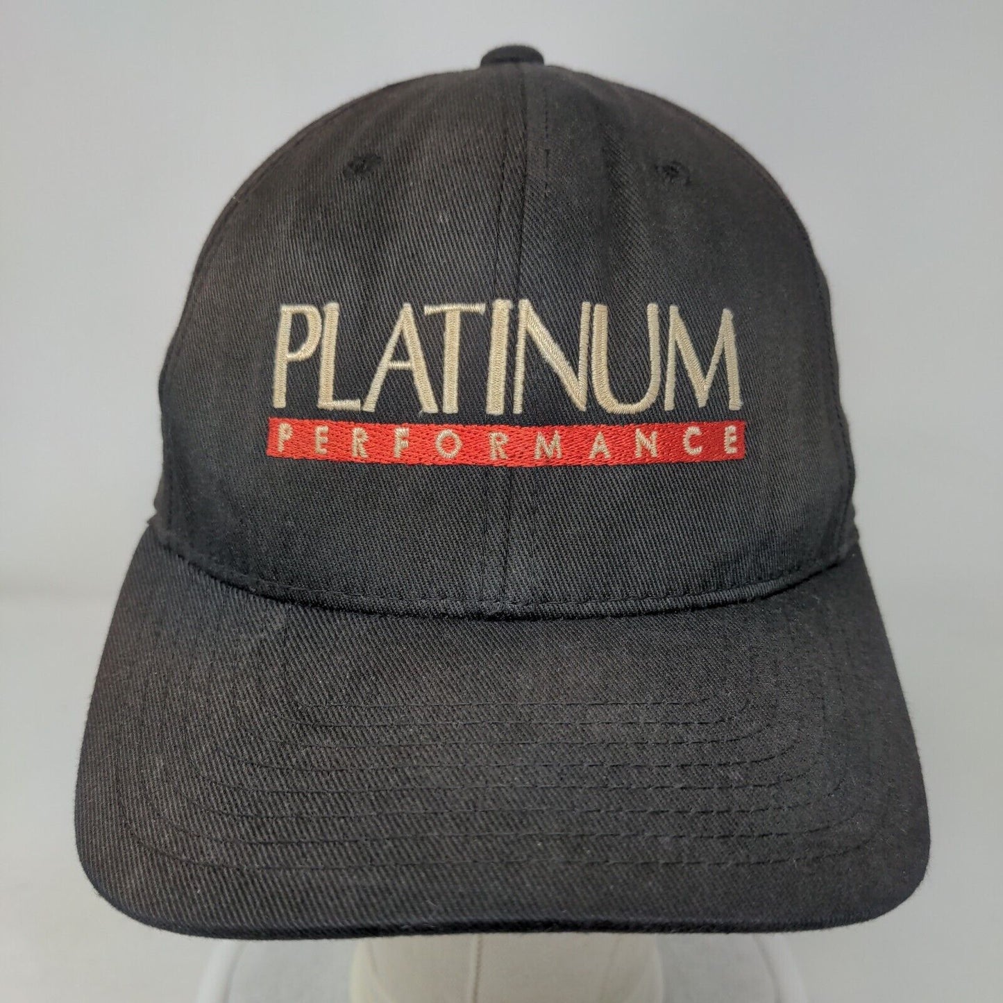 Platinum Performance Fitted Hat Black S/M Black Embroidered Flexfit