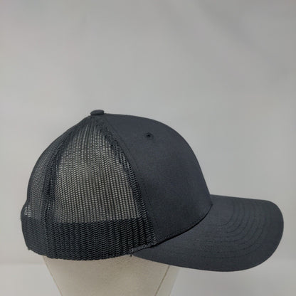 127 Saloon Snapback Trucker Hat Black One Size Adjustable Mesh Back Richardson
