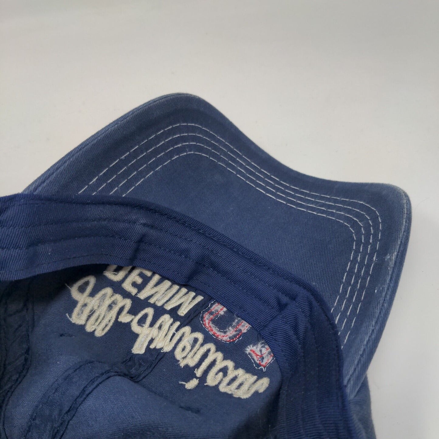 All-American Denim Co. 01 Slideback Hat Blue One Size 6 Panel KB ETHOS