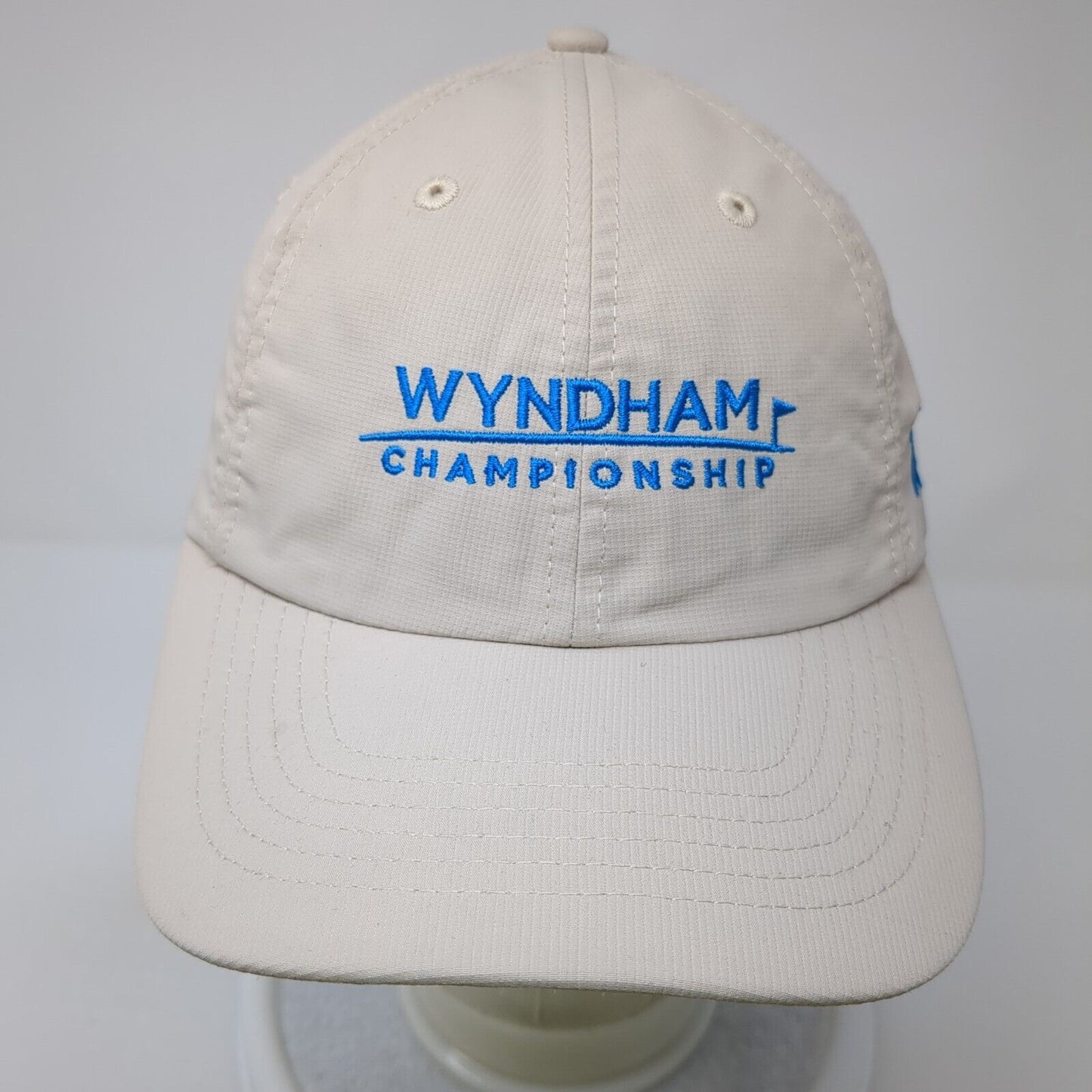 Wyndham Championship Strapback Hat Beige OS Adjustable Embroidered Imperial
