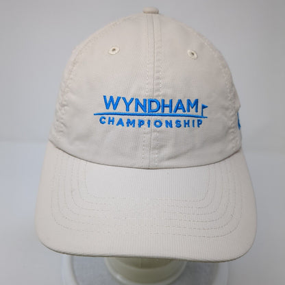 Wyndham Championship Strapback Hat Beige OS Adjustable Embroidered Imperial