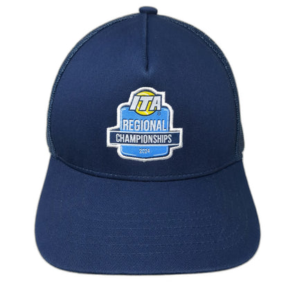 ITA Regional Championships 2024 Blue One Size Trucker Hat Tennis Mesh Snapback