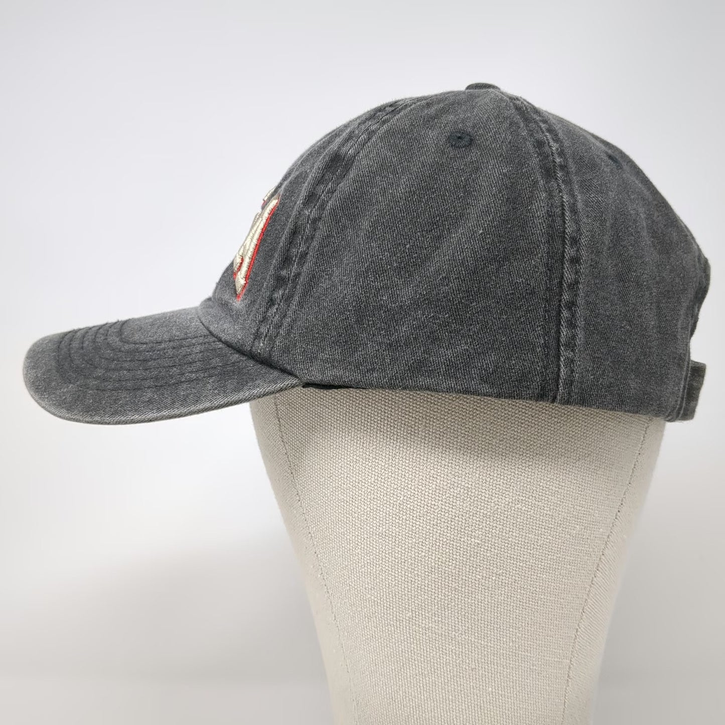 Robin Ruth Baseball Cap Gray OSFM Riga Latvia Souvenir Travel Hat Cotton Logo