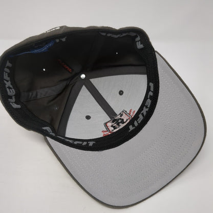 Shelter To Soldier Fitted Hat Gray S/M Embroidered Flexfit Port Authority