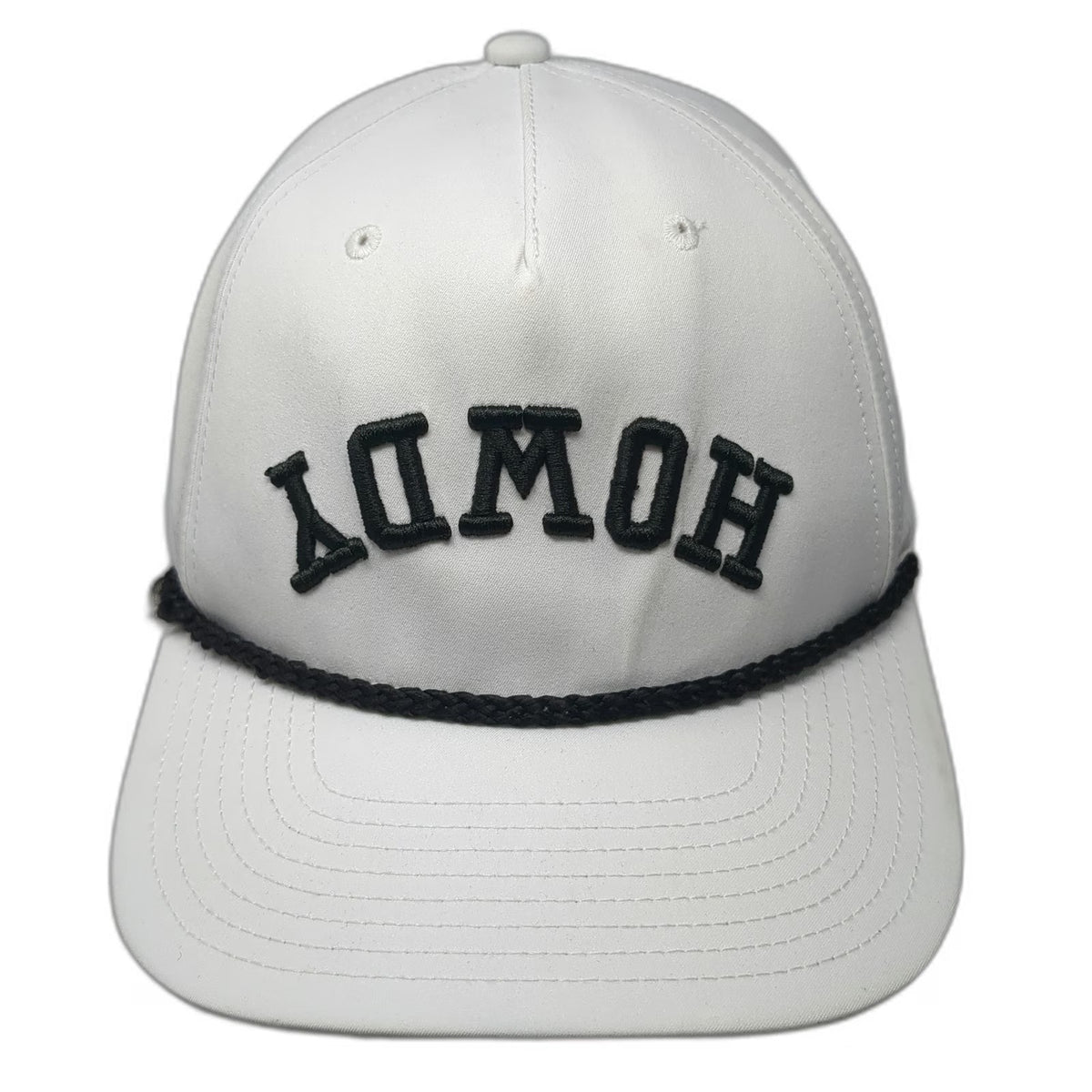 Richardson 5 Panel White One Size Snapback Rope Performance Howdy Graphic Hat