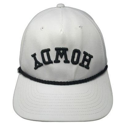 Richardson 5 Panel White One Size Snapback Rope Performance Howdy Graphic Hat