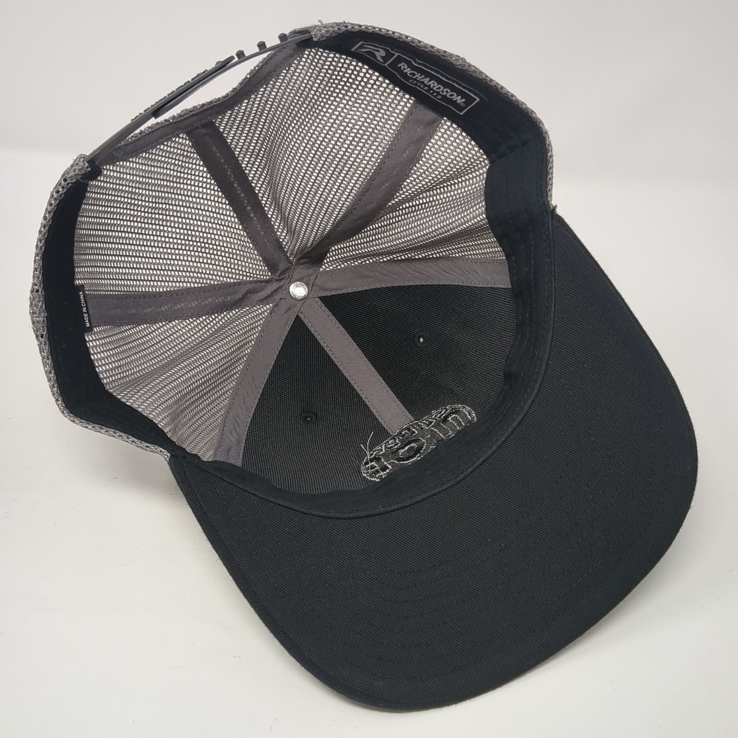 Super Nice Club Trucker Hat Black One Size Adjustable Mesh Back Richardson