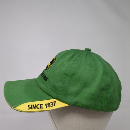 John Deere Since 1837 Slideback Hat Green One Size Adjustable 6 Panel