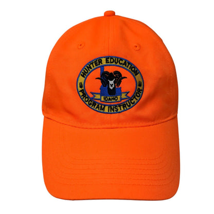 Idaho Hunter Education Program Instructor Strapback Hat Orange OSFM Otto